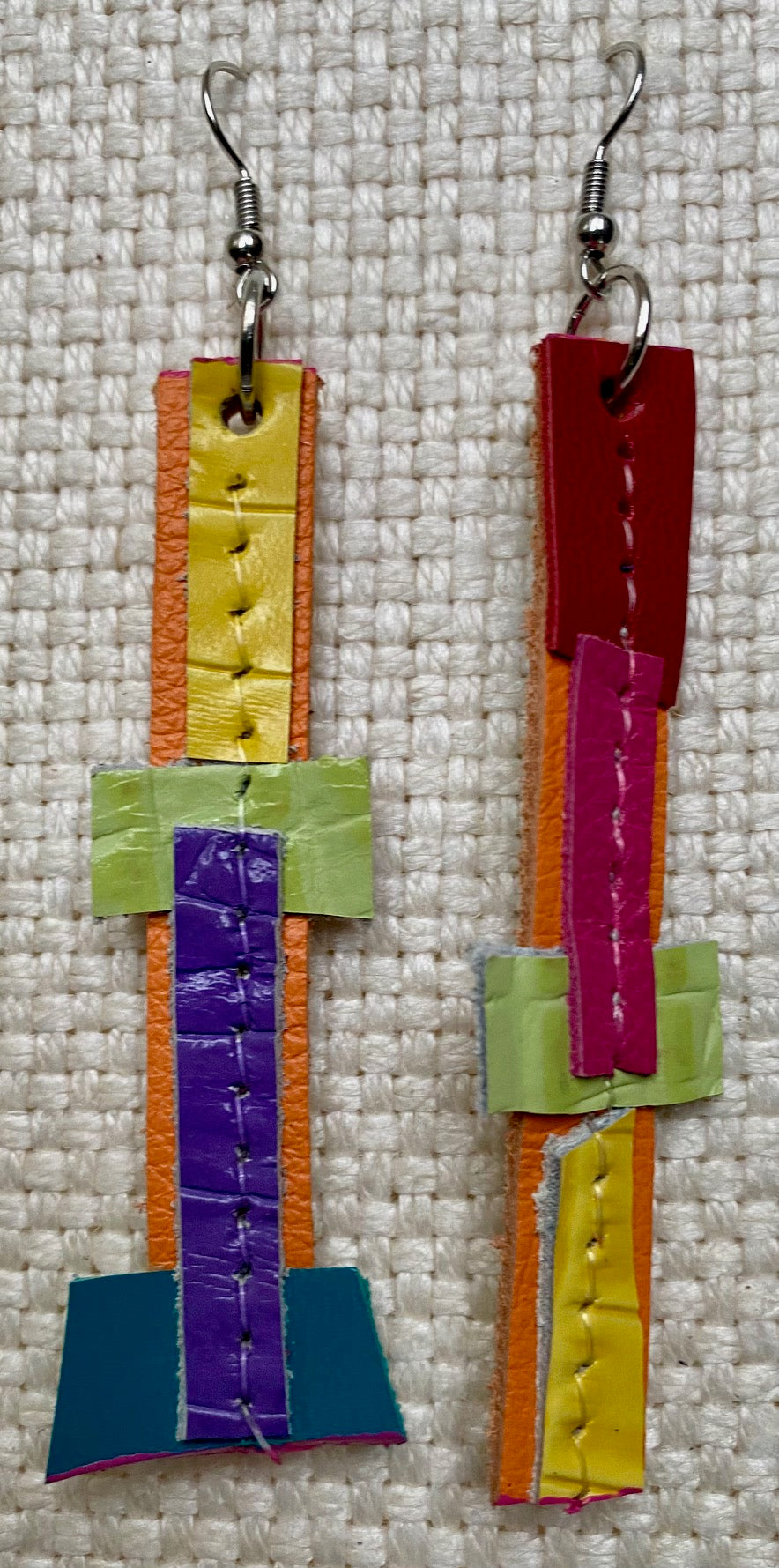 Leather Earrings 3 inches