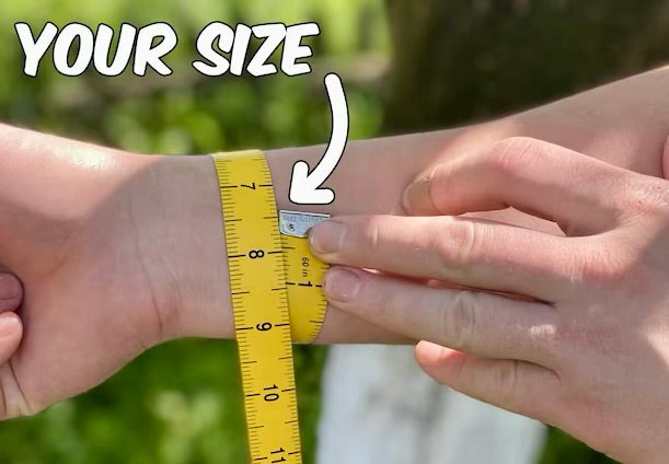 Leather Wrist Cuff - fits 6 -3/4 inch wrist.