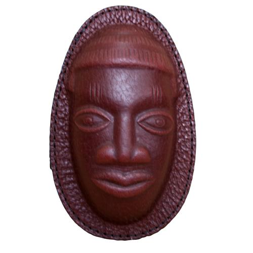 Benin Hip Mask Pouch